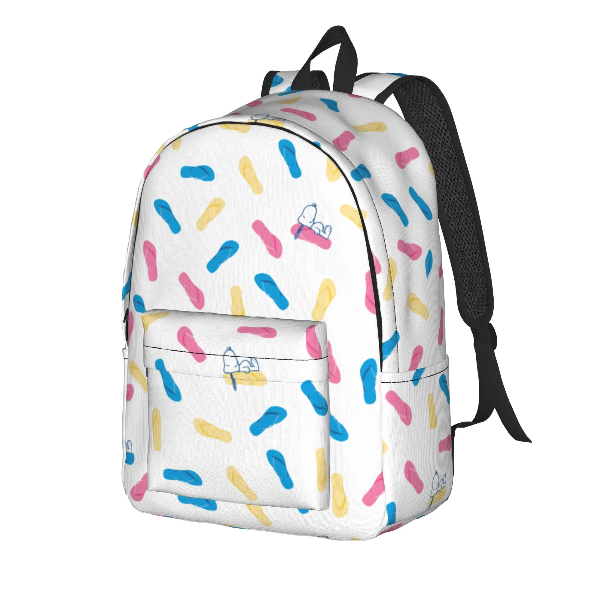 S-Dog-Snoopies Cartoon Backpack for Men Women Casual Student Hiking Travel Daypack  College Canvas Bags Gift