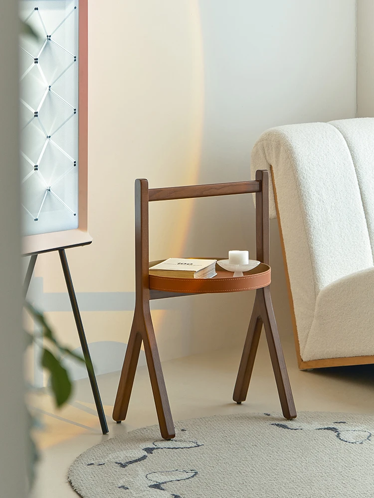 The herringbone side is a few light luxury high-end bedside shelves