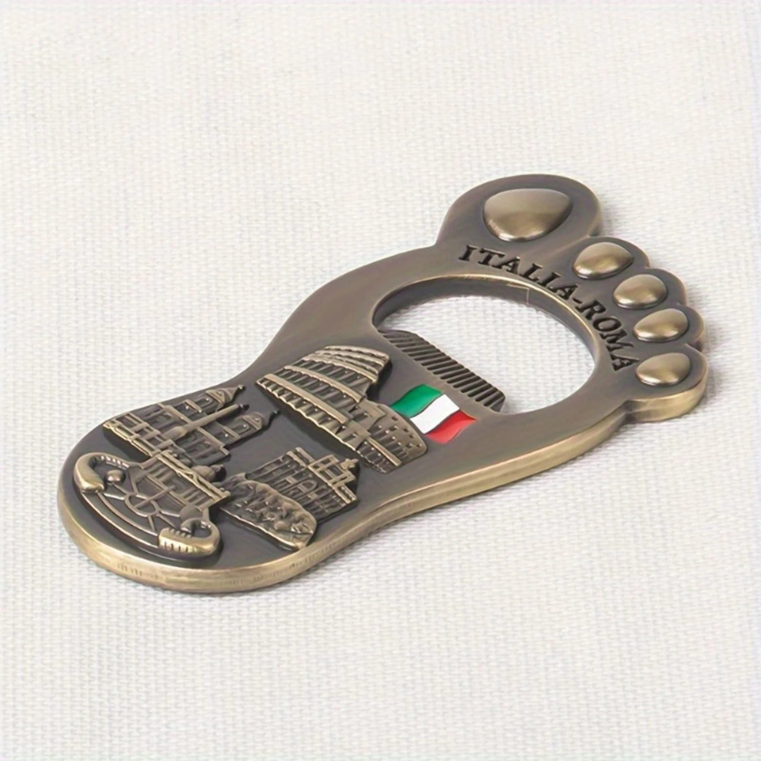 Italian Roma Bottle Opener, Metal Foot Shaped Opener for Beer, Wine, Juice, Perfect for , Pub, Club, Restaurant,  Use, Travel Gi