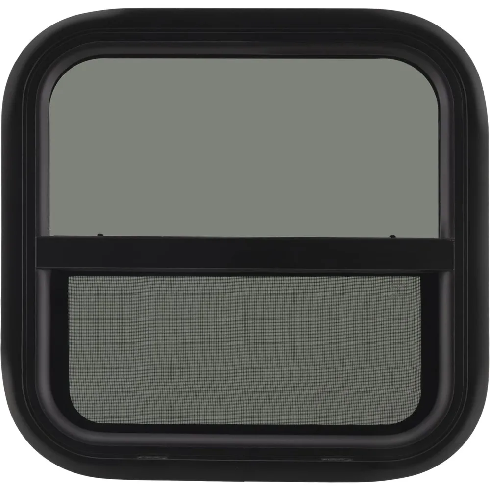 استبدال نافذة RV ذات الشريحة العمودية على شكل دمعة، 18 وات × 18 ساعة، صنع في الولايات المتحدة الأمريكية، اختياري 1.5 حواف #5