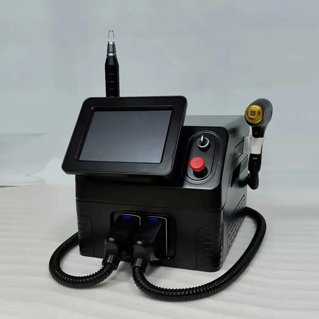 2-in-1 Multifunctional Device with 4 Wavelengths, Ice Cooled Portable Color Removal and Skin Rejuvenation Suitable for Beauty Sa view 3