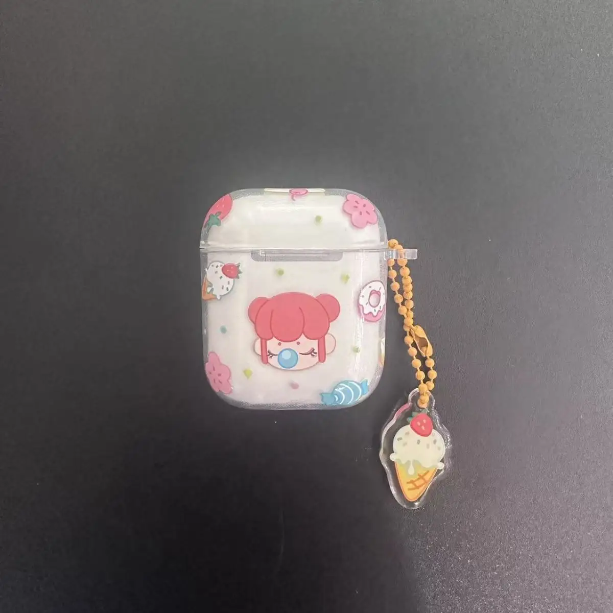 Trendy Lovely Girl Pattern Earphone Case For Airpods 4th 3rd 2 1 Pro 2 3 Clear Cover for Airpod 3 1 Protective Accessorie Shell