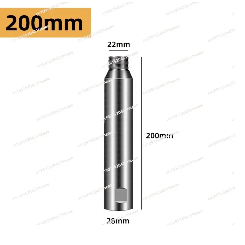 Suitable for 160/200/230/300/400/500mm  dead Diamond Core Bit Extension Rod  M22 Thread Water Drill Bit Diamond Head Anti