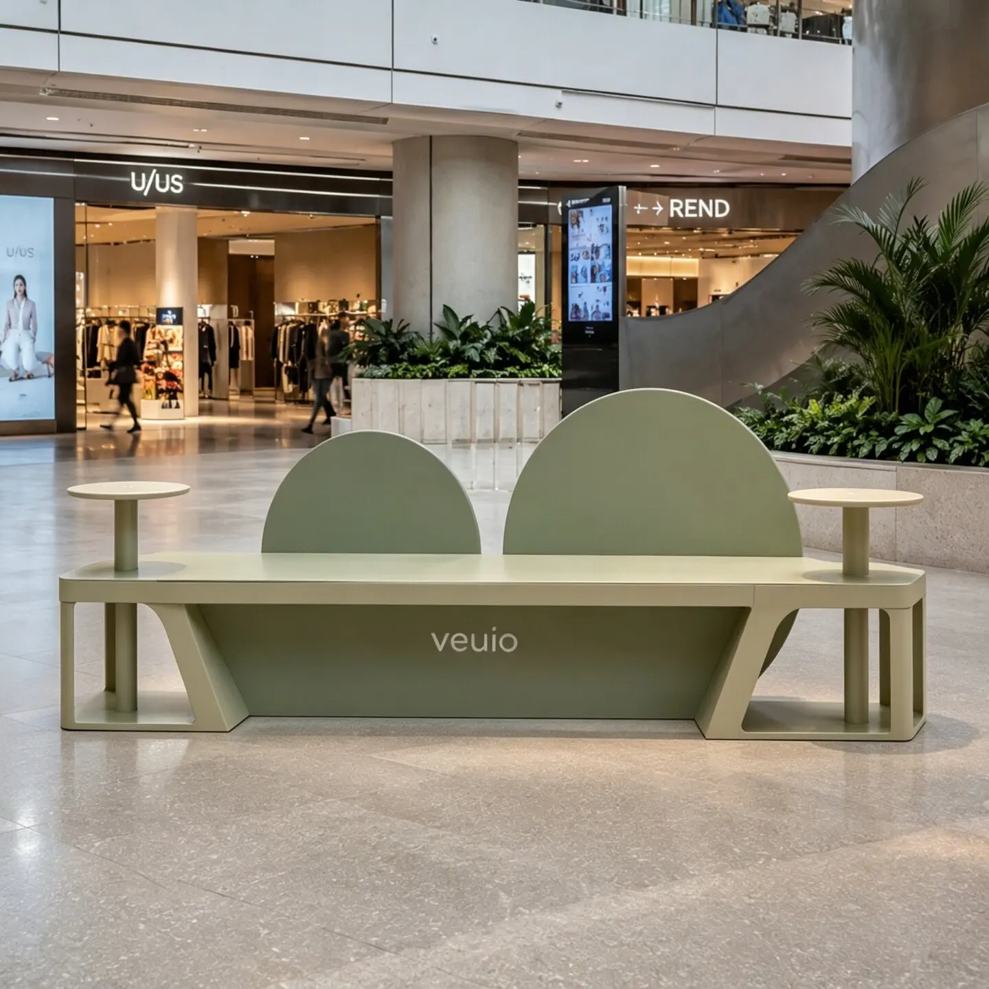 DSA outdoor creative bench bench coffee milk tea dessert shop outside the leisure rest table and chairs