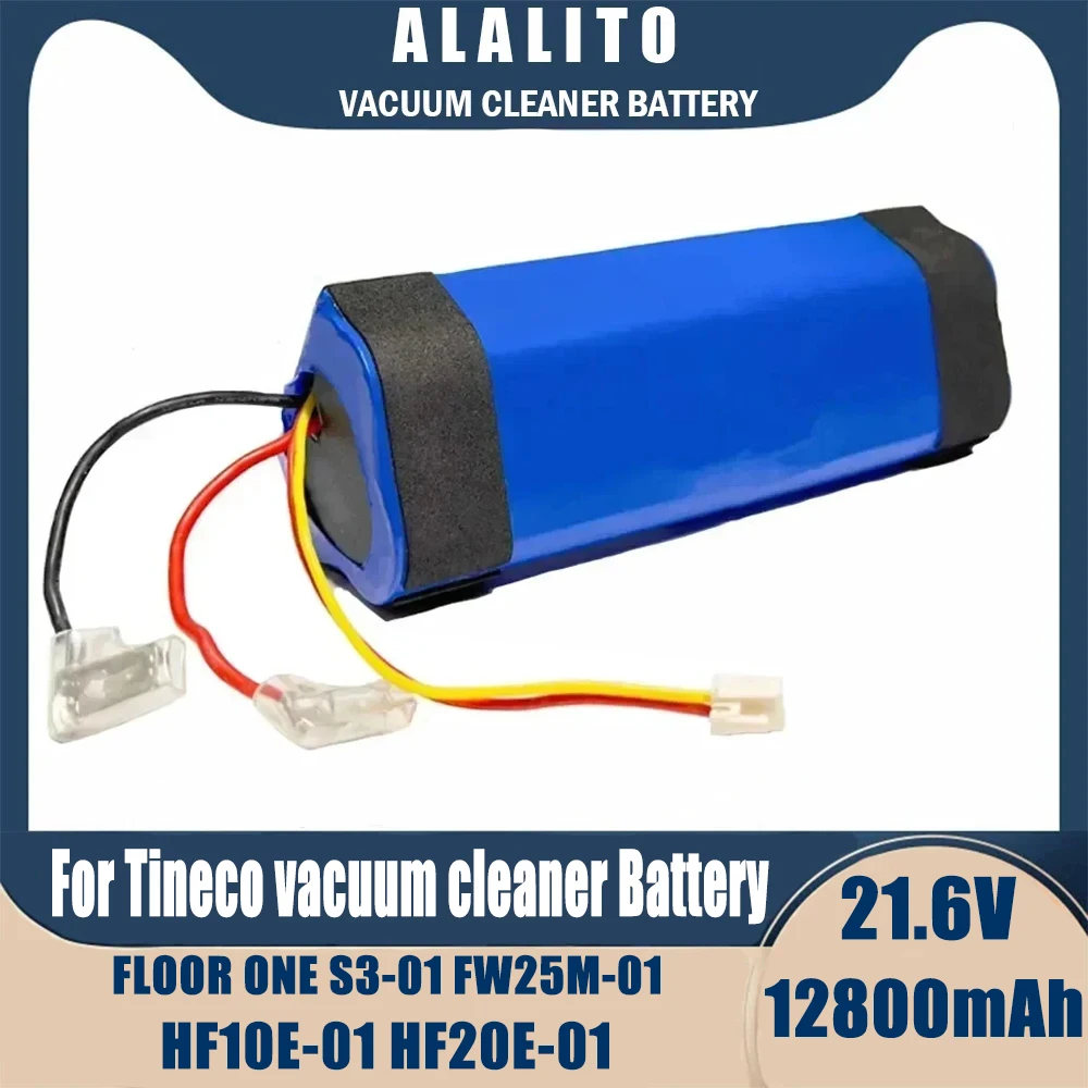 

100% Original 12800mAh For Tineco FLOOR ONE 1.0 FW25M-01 FW25W-01 FW09010ECN HF10E-01 HF20E-01 S3-01 Vacuum Cleaner Battery