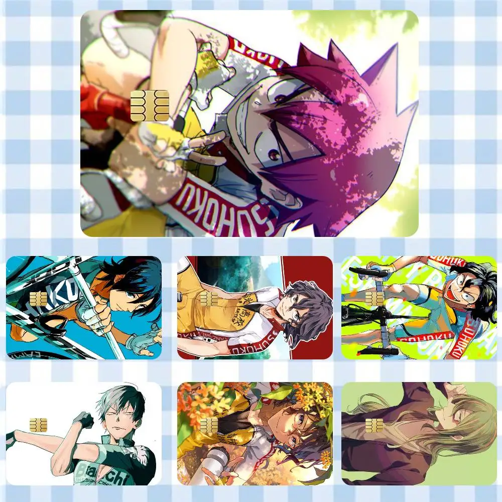 

Yowamushi Pedal Naruko Anime Sticker Film Tape Skin for Credit Card Debit Card Waterproof Stickers Cartoon