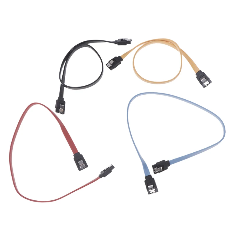 1Pc SATA Cable SATA3.0 Solid State Drive Serial Data Cable SATA Adapter Cable SATA Hard Drive Cable