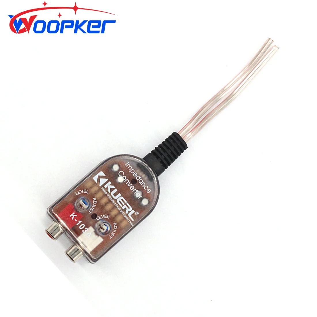 High To Low Audio Converter RCA Adapter Auto Parts Speaker Line Output Impedance Converter