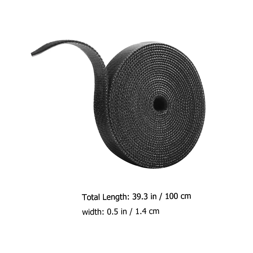 

Reusable Fastening Cable Ties Cord Wrap Hook Loop Straps Wire Organizer Multi Purpose Cord Management Strong Adhesive Adjustable