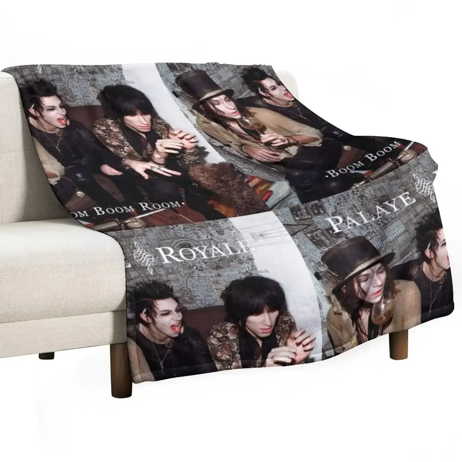 Good Palaye Royale Band Logo Music Throw Blanket Vintage for sofa Picnic Blankets