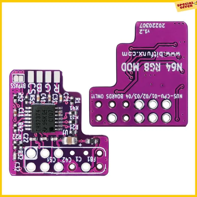 A25P N64 RGB MOD Kit For N64 NTSC Consoles RGB Module Chip For Nintendo 64 NTSC Modified RGB Output Module Durable