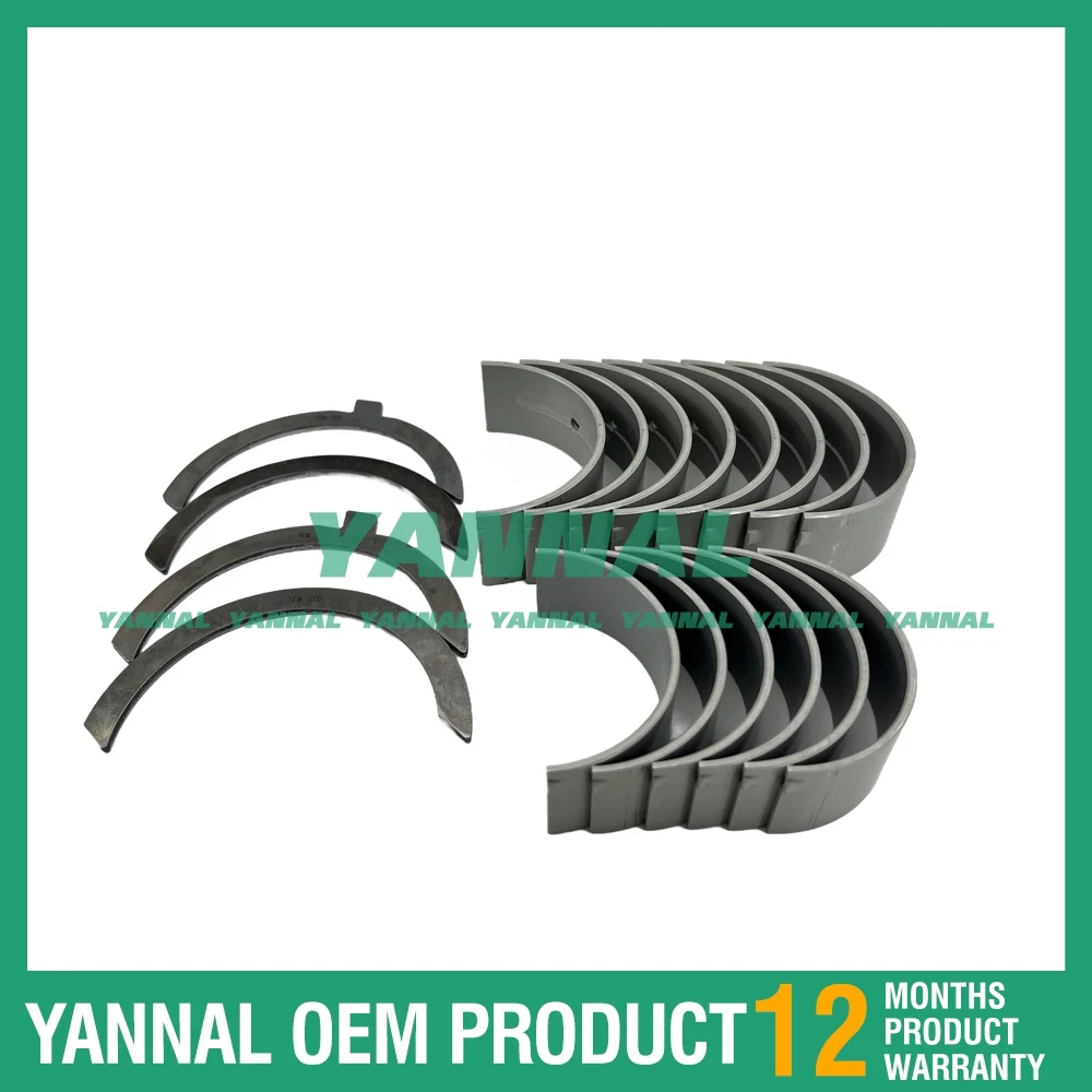 3TN100 3TN100E 3TN100L Crankshaft Main Conrod Bearing Set For Yanmar Engine Kit