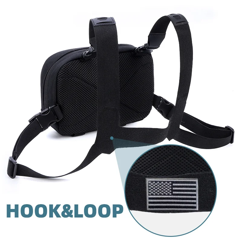 Angeln Brusttasche für Männer, Molle Taktische Weste Rucksack mit Hüftgurt Outdoor Klettern, Camping, Wandern Reisen Ausrüstung Aufbewahrung – Detail 13
