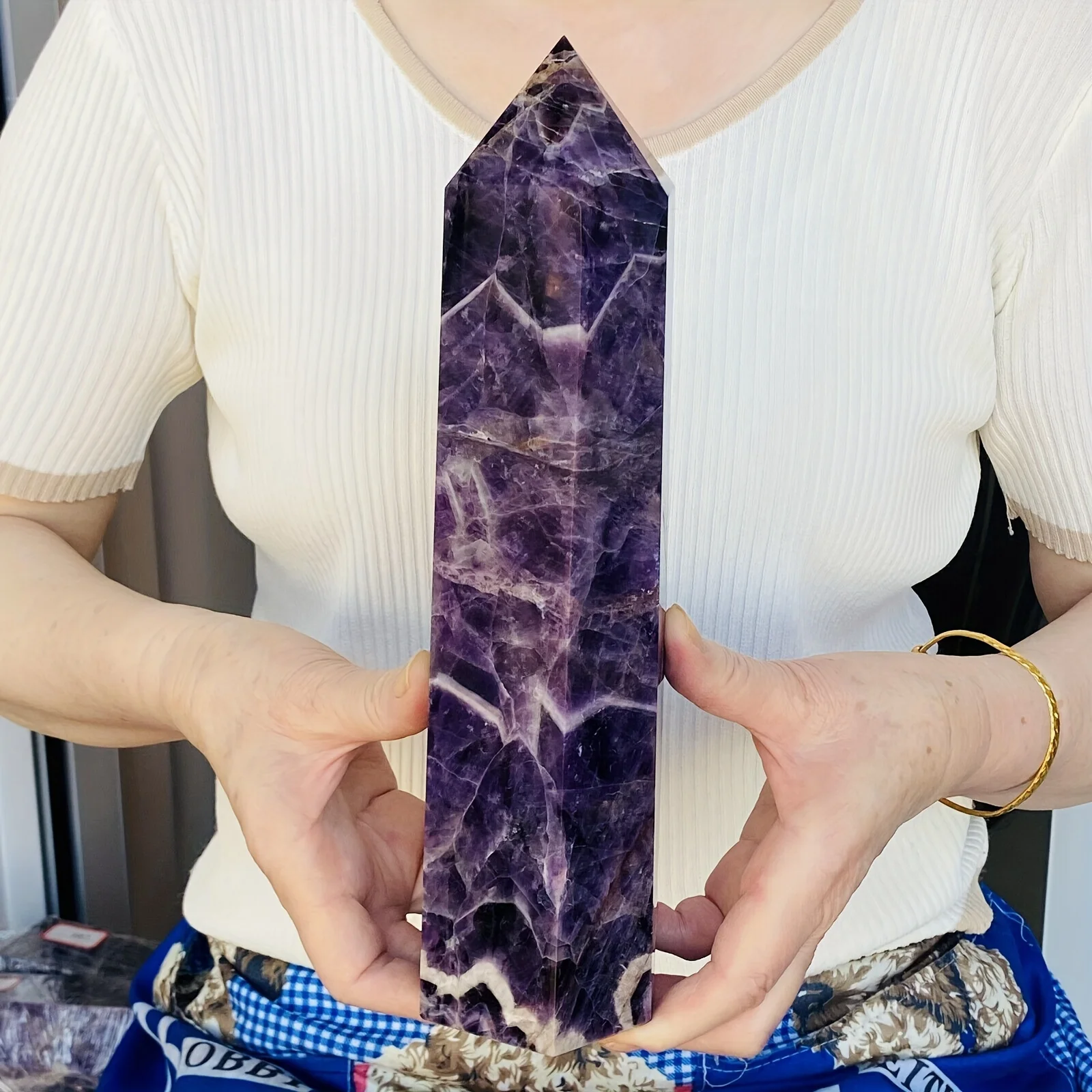 Natural amethyst  point tower, - Home Fragrance Brand review and price