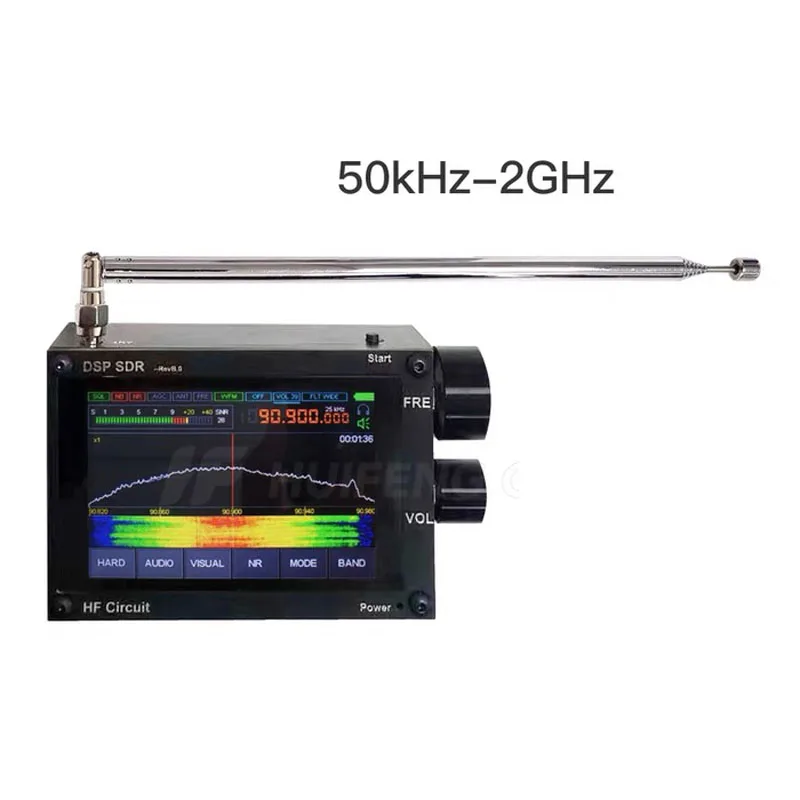 50KHz-2GHz Malahit SDR Receiver Malachite DSP Software Defined Radio 3.5