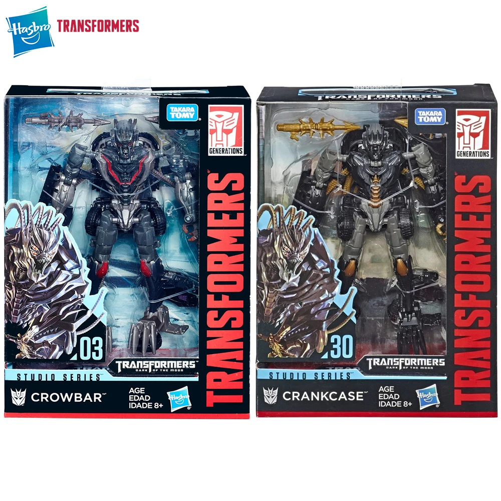 [In-Stock] Hasbro Transformers SS-03 Crowbar & SS-30 Crankcase 11.5cm Deluxe Class Action Robot Figure Movie Model Toys