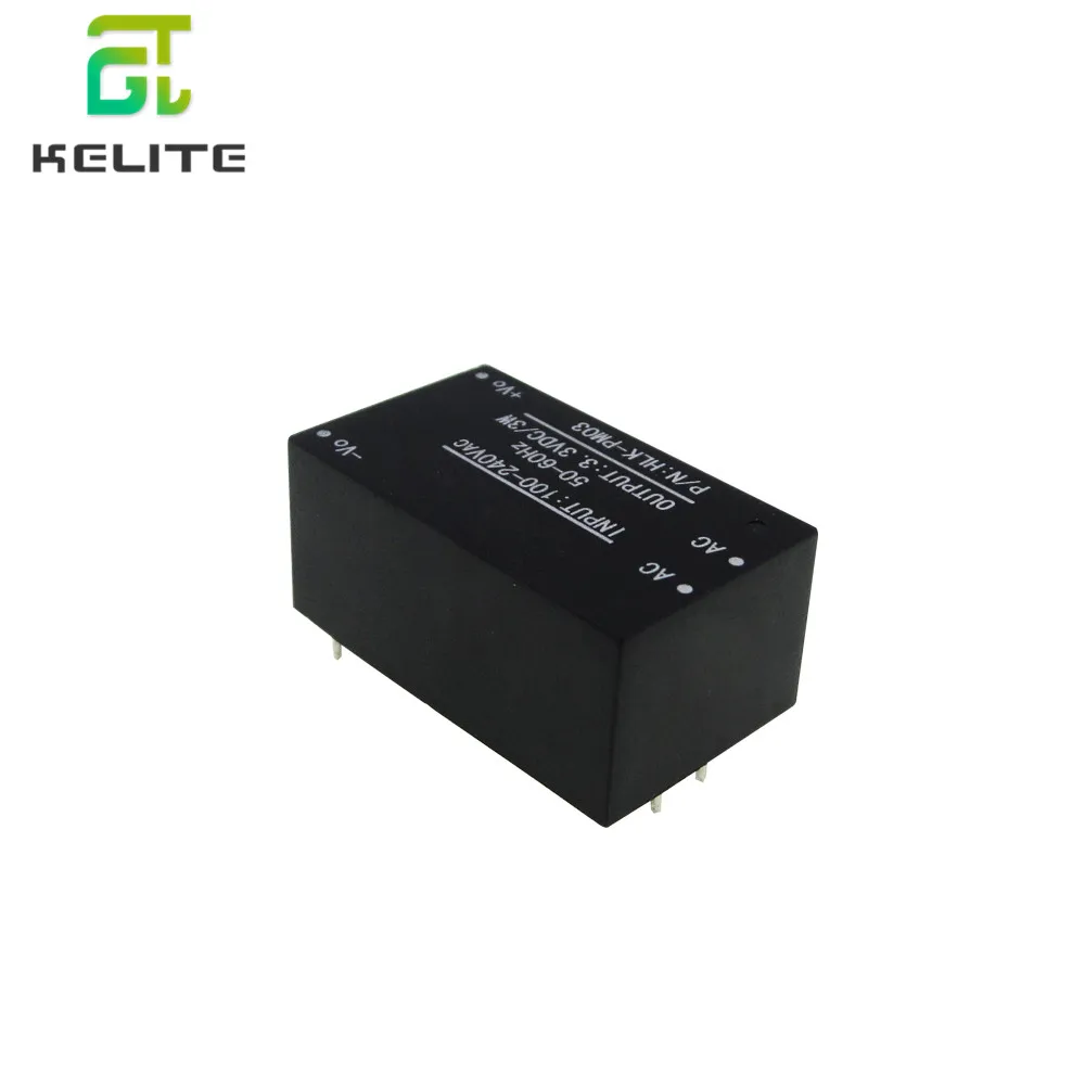 

HAILANGNIAO 10 шт. HLK-PM03 AC-DC 220 В до 3,3 В понижающий модуль питания интеллектуальный бытовой переключатель преобразователь