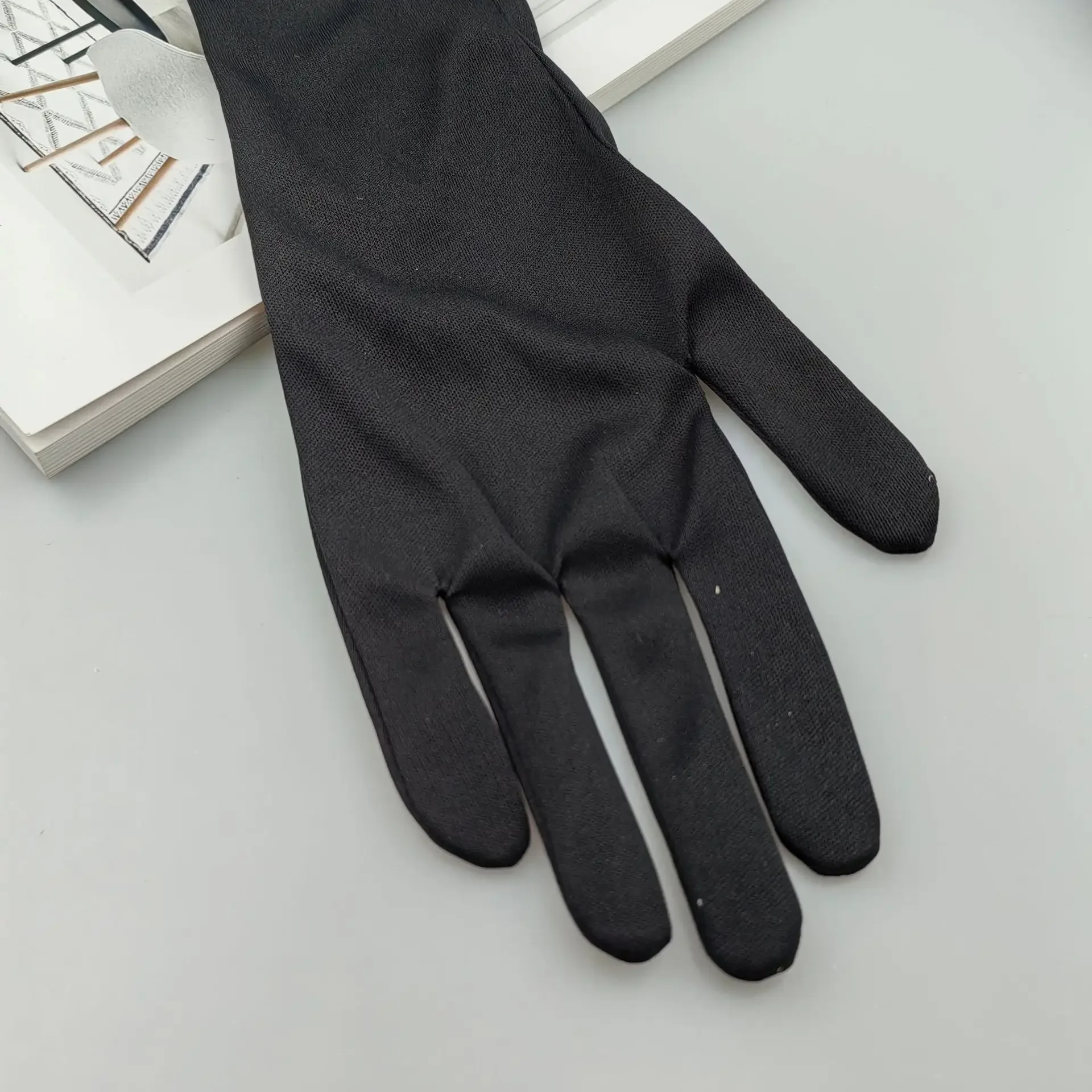 قفازات الهيكل العظمي للهالوين خدعة الرياح الداكنة قفازات محدبة الهيكل العظمي لمهرجان الأشباح