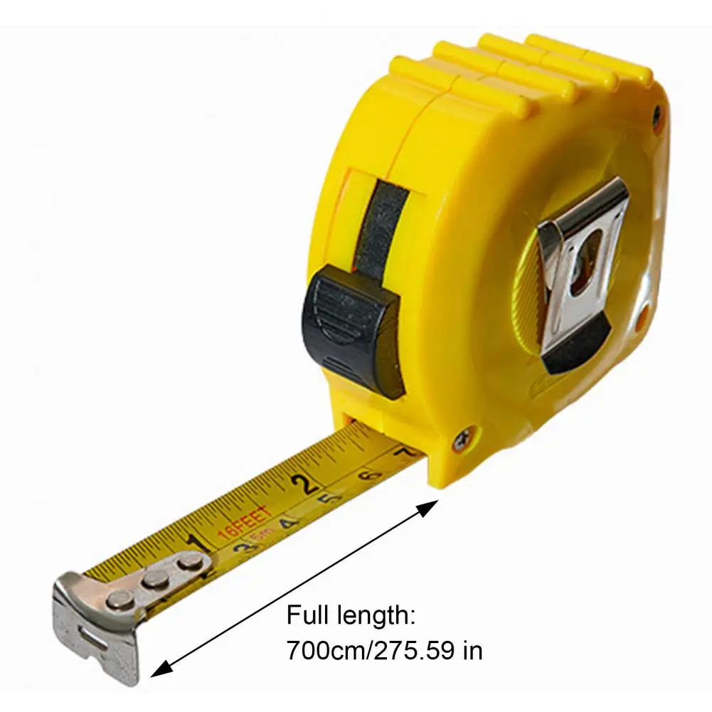 Retractable Measuring Tape Retractable Tape Measure 3/5/7m Self-locking Measuring Tape Steel Metric Ruler 3-7m for Craftsmen