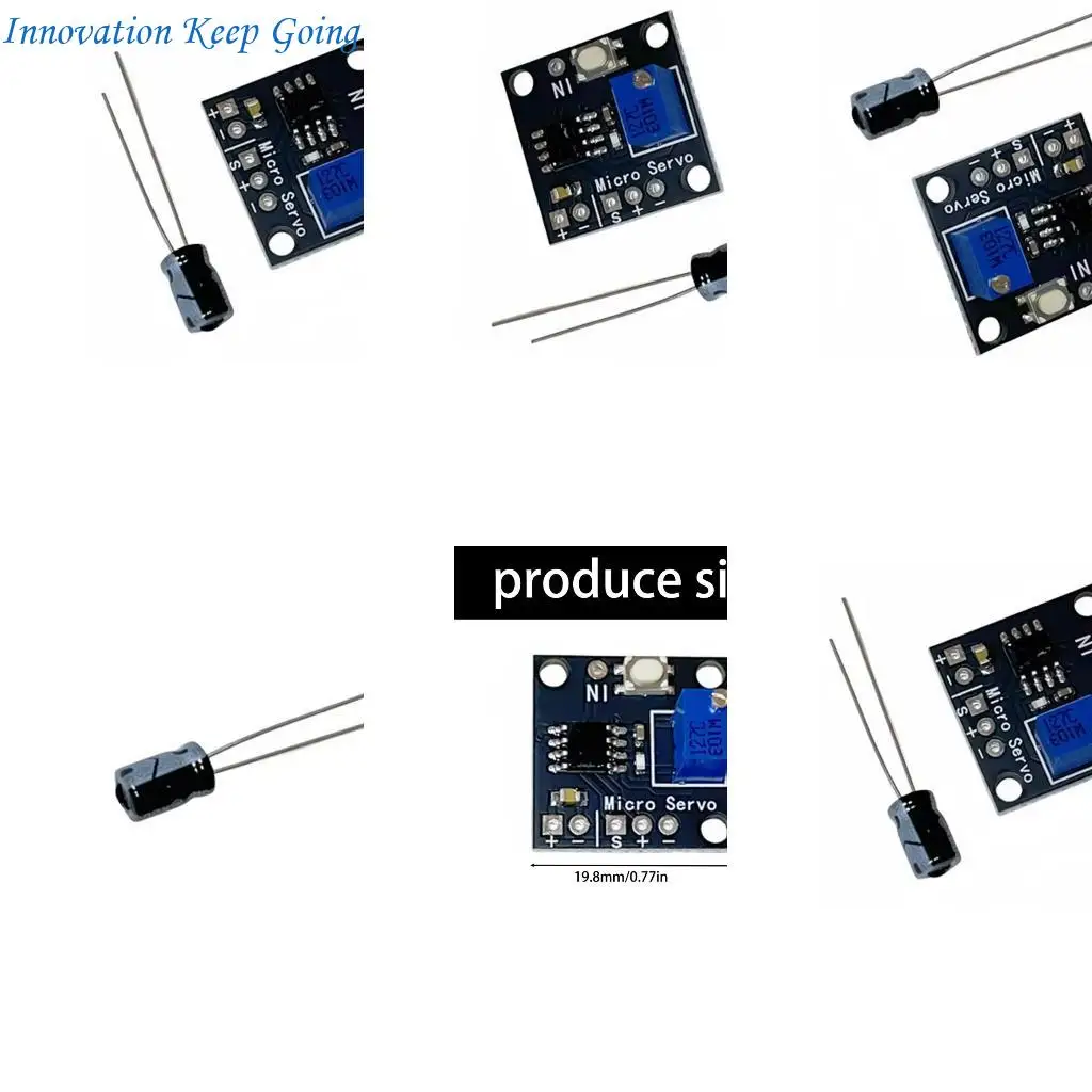 

E65C Регулируемое угол сервотационной платы Servos для двигателей SG90 с контролем точности 180 градусов и двумя режимами