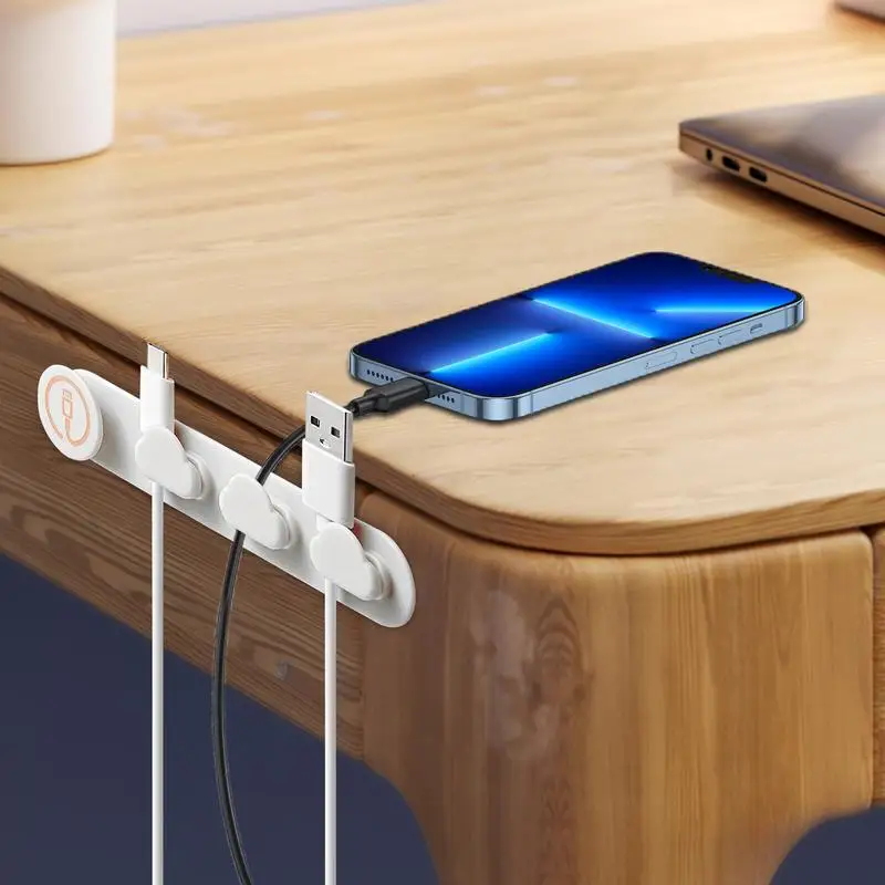 Cable Organizer USB Cable Winder Desktop Tidy Management Clips Cable Holder for Mouse Headphone Wire Organizer