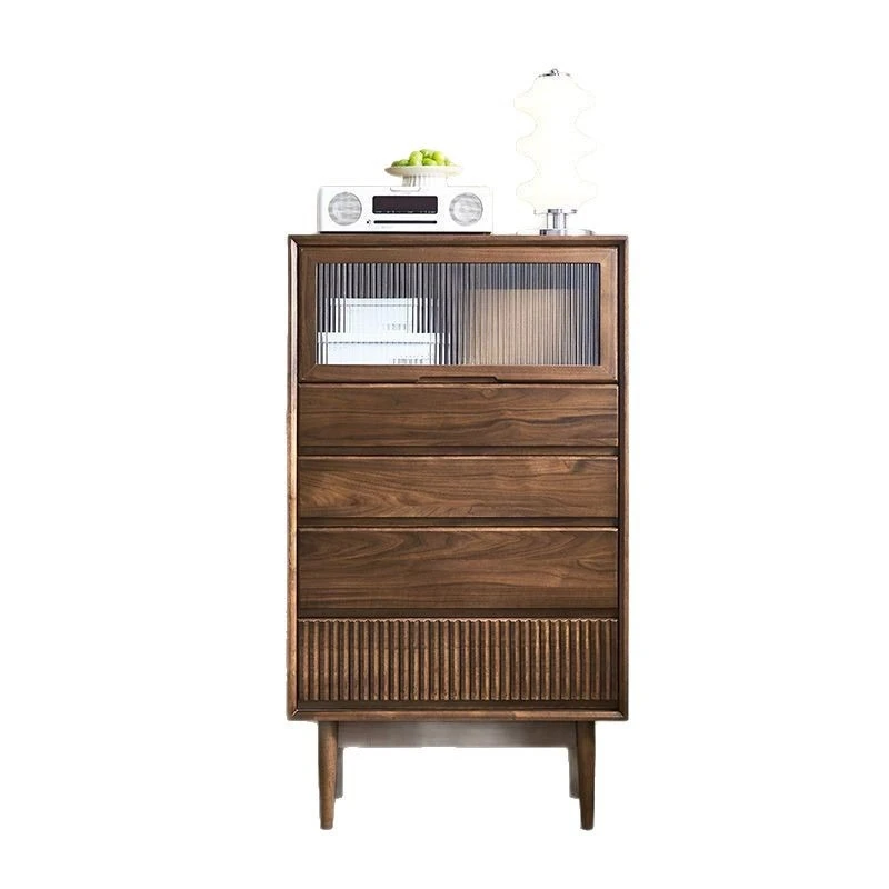 

Solid wood chest of drawers storage cabinet living room wooden chest of drawers
