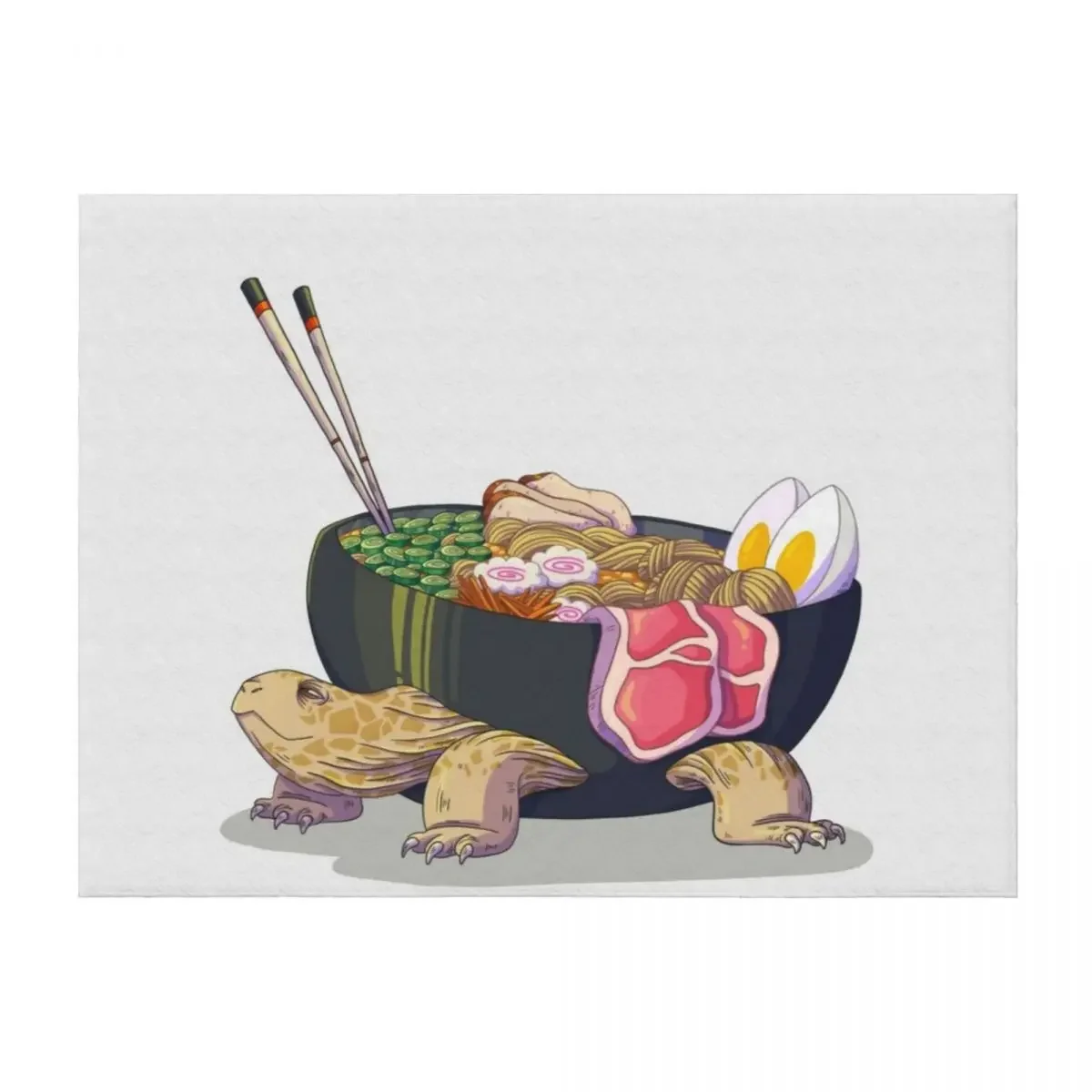 

Ramen Tortoise Throw Blanket Flannels Luxury St Picnic Plush Blankets