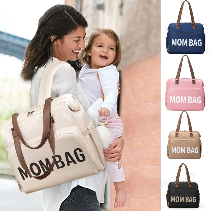 

Multi-functional Large Capacity Backpack Crossbody Diaper Bag Fitness Bag with Shoe Compartment Waterproof Baby Product Storage