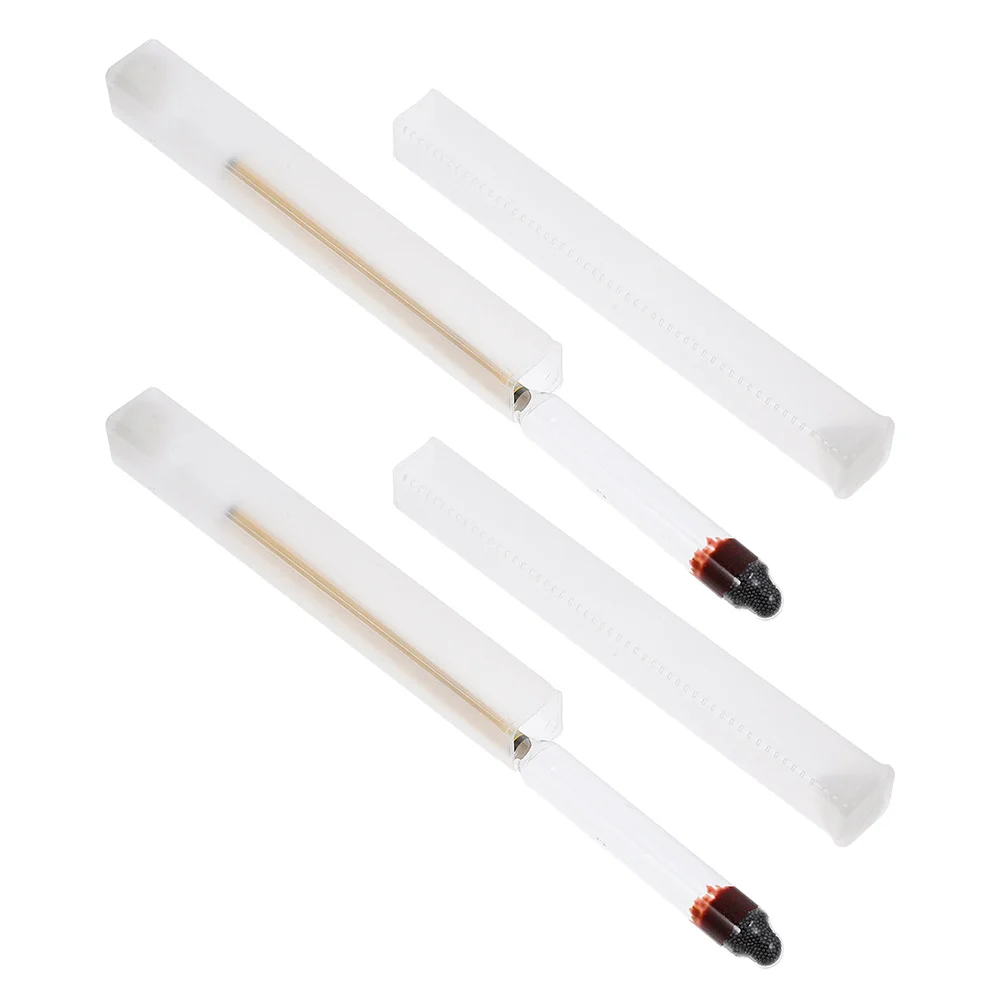 

2Sets Yellow Scale Alcoholmeter Hydrometer 0-100 Degree High Precision for Home Wine Making Brewing Liquid Density Meter