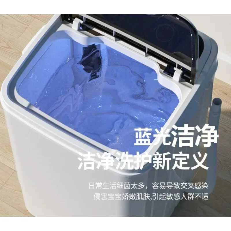 Large Capacity Mini Washing Machine  Semi-Automatic Single Tub for Baby Dormitory
