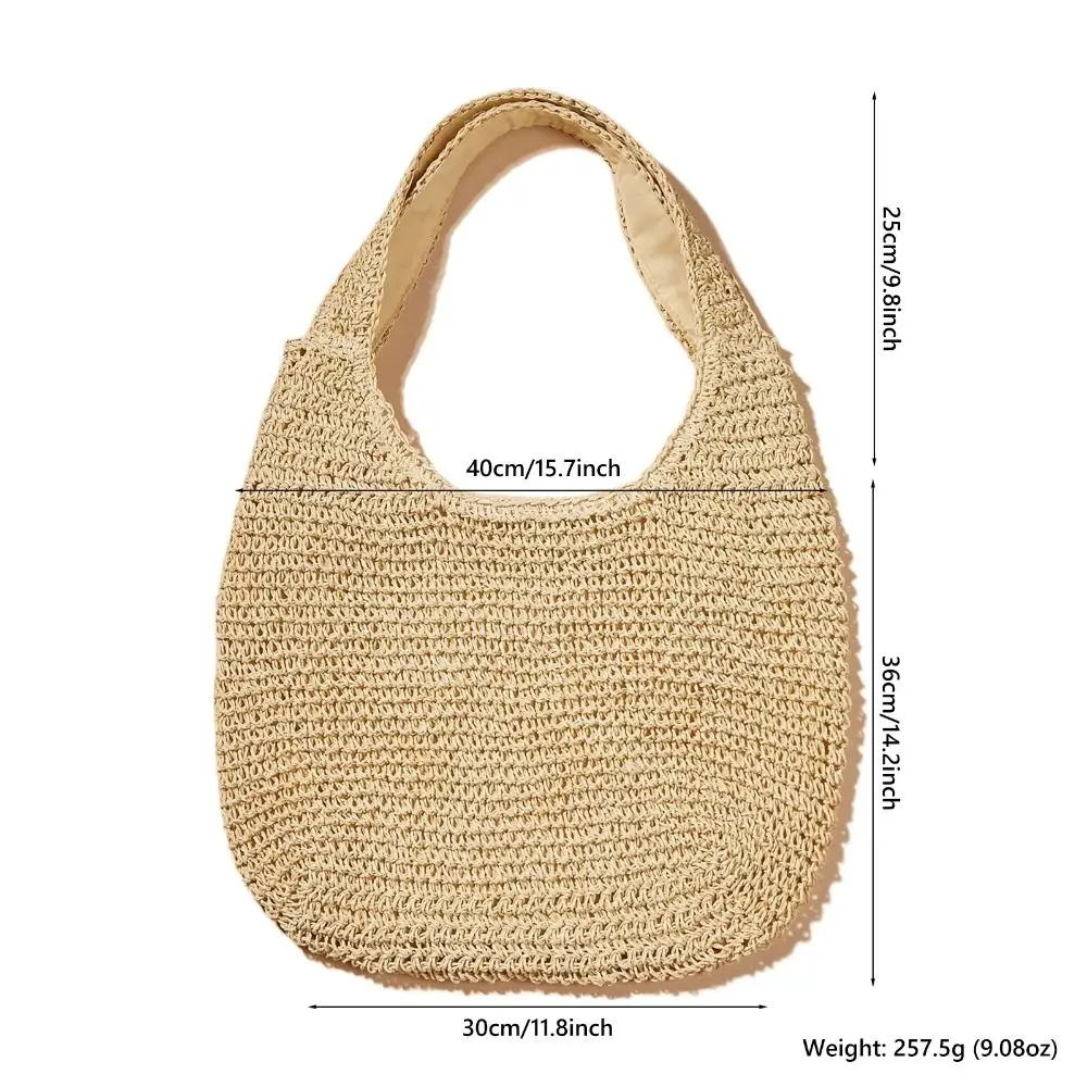 Sac fourre-tout en paille Fairycore Hobo pour femme, accessoires esthétiques initiés, sacs à main de plage