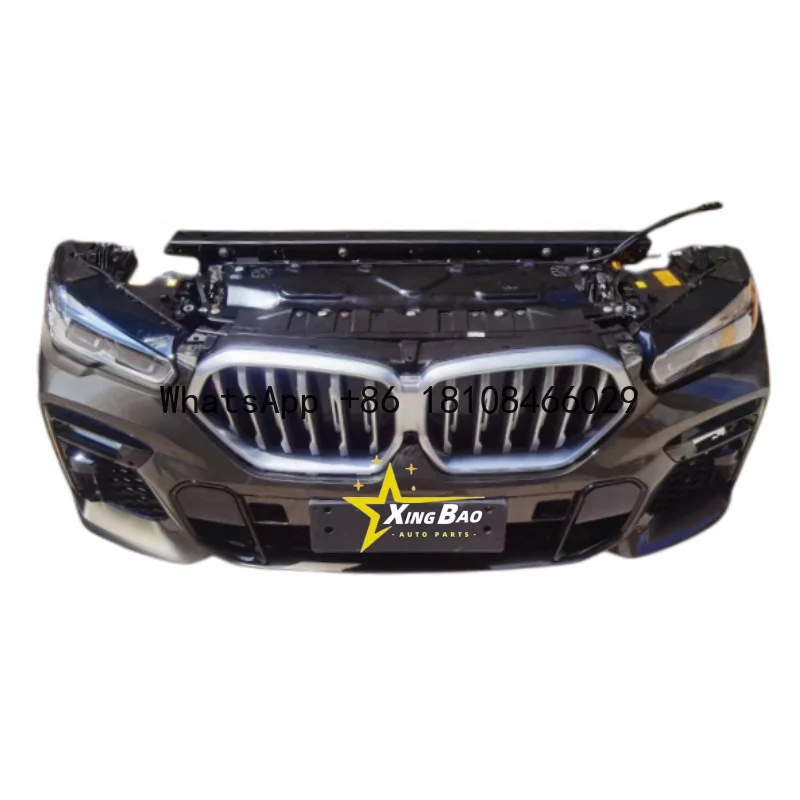 

Автозапчасти, передний автомобильный бампер в сборе 2017-2020 для BMW X6 X6M, комплект кузова автомобиля, передний бампер, задний бампер G06 2020-2022