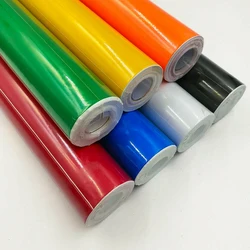 10Meter Self Adhesive Craft Vinyl Back Plastic Sticky Wallpaper Cutting Film Make Signs DIY Wall Home Decoration For cut Roll