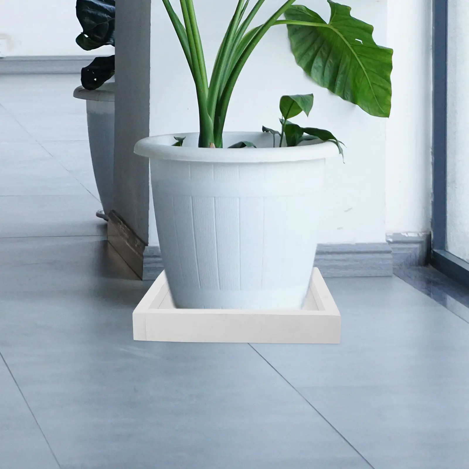 

Поддон для цветочного горшка 20x20 см, серый, пластиковый, под цементную плиту, квадратный, усиленный, водонепроницаемый, утолщенный, для дома и помещений