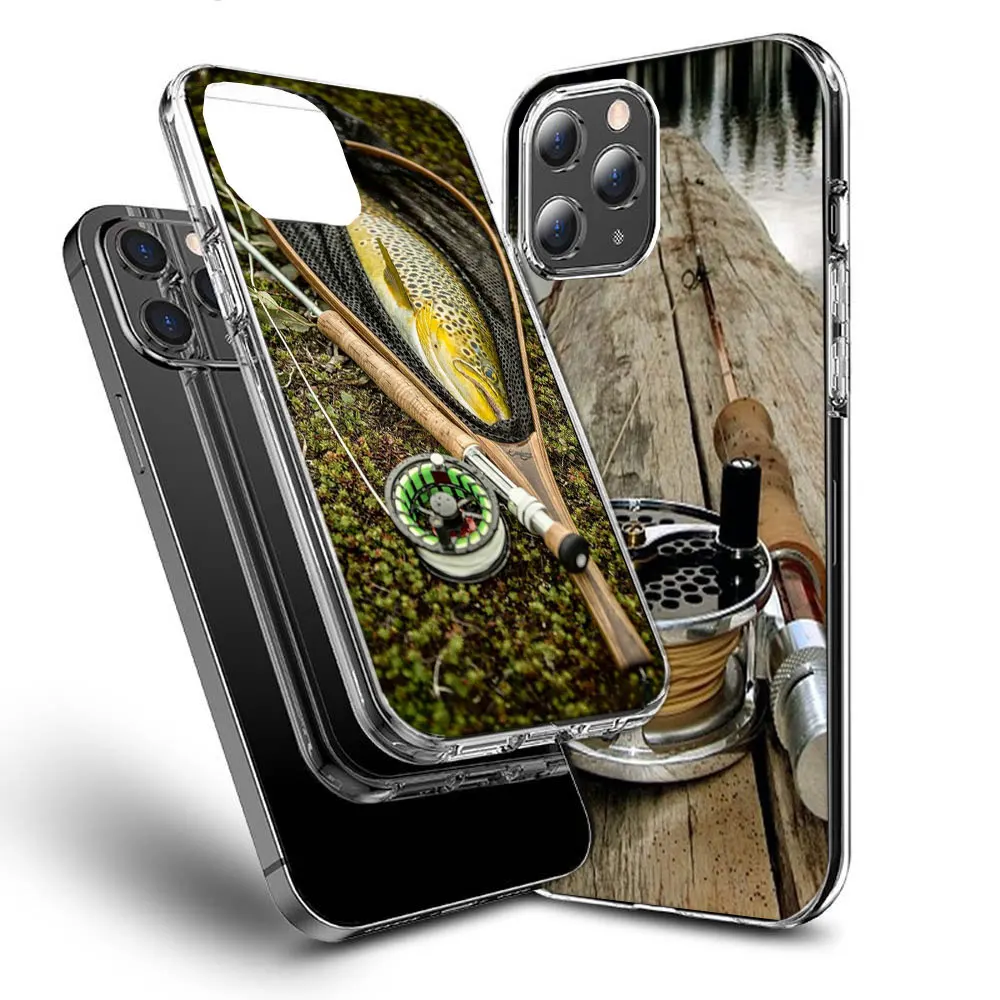 Recreational Activities Carp Fishing Fish Phone Case For Apple Iphone 15+ 14 Plus Fundas 16 Pro Max Capa 12 13 Mini Coque 11 Pro