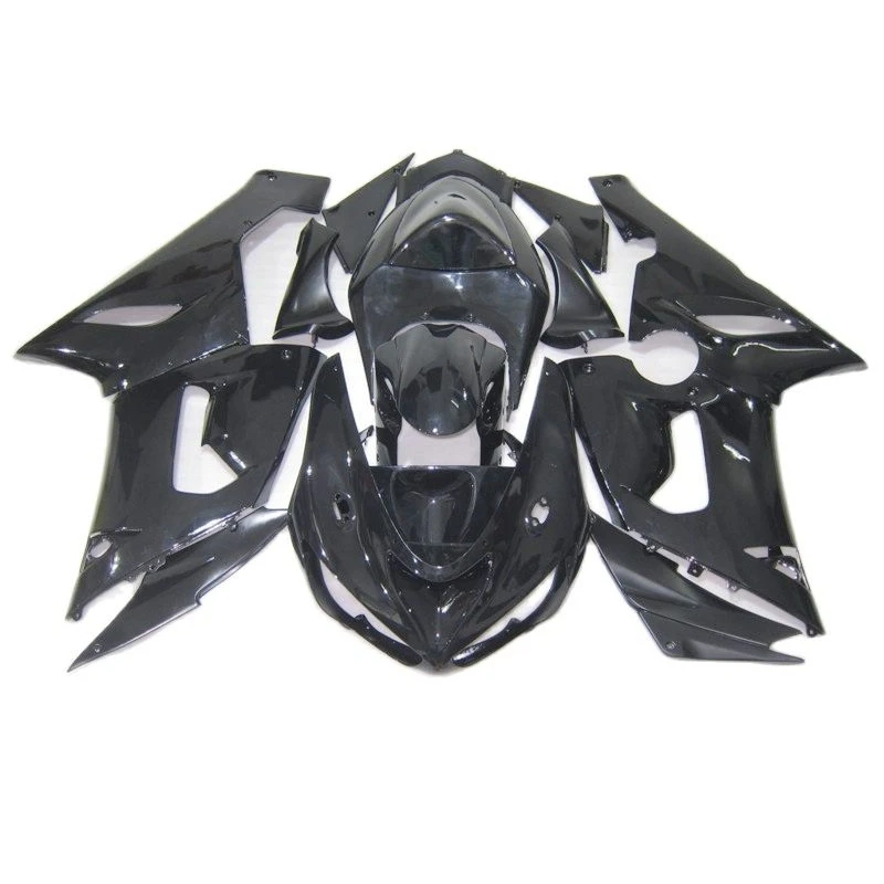 Custom Motorcycle fairings kit for KAWASAKI Ninja ZX6R 2005 2006 ABS plastic racing fairing bodywork ZX6R 636 05 06 glossy black