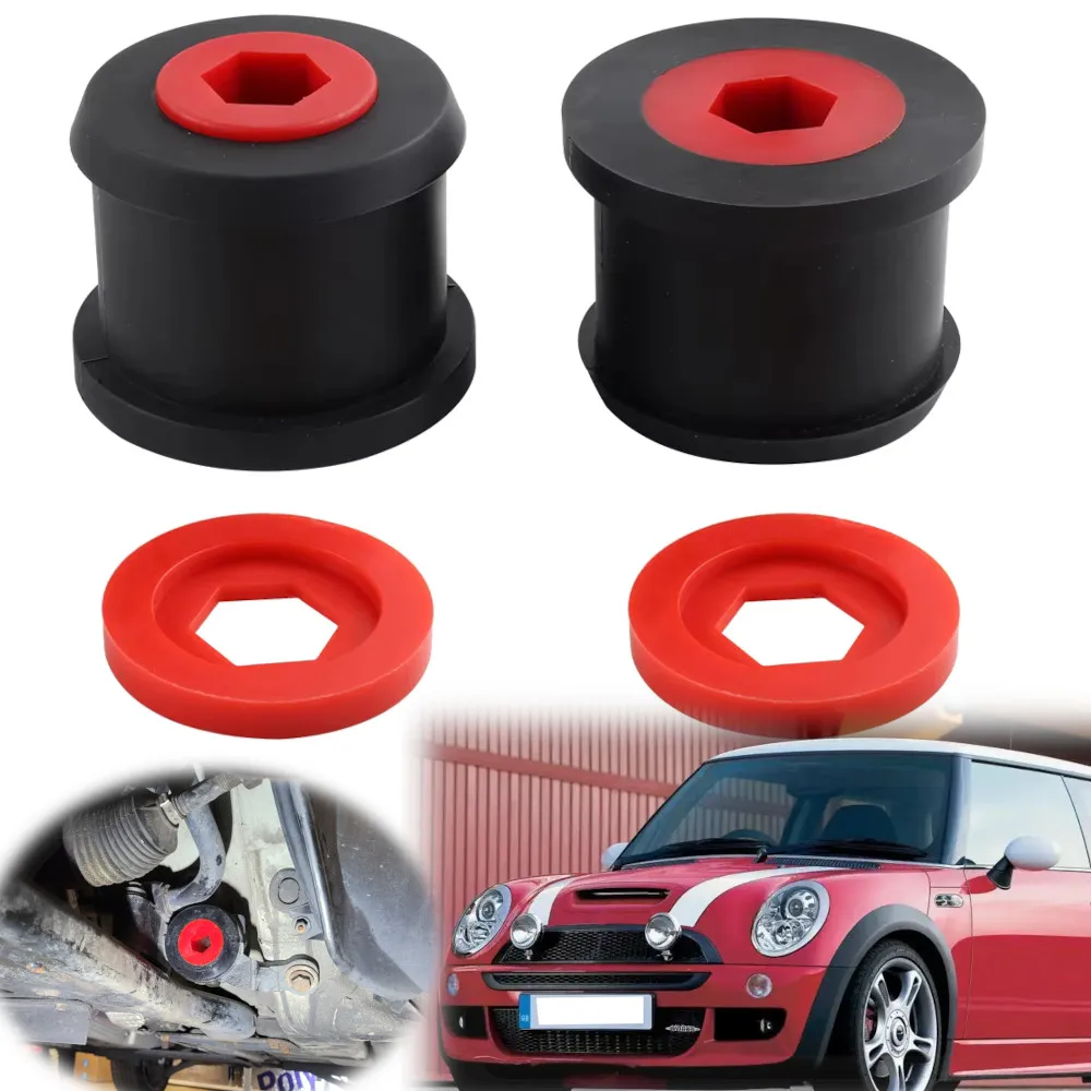 Front Wishbone Rear Bushes Front Black Lower Arm Rear Polyurethane Bush For BMW Mini Cooper S R50 R52 R53 00-06
