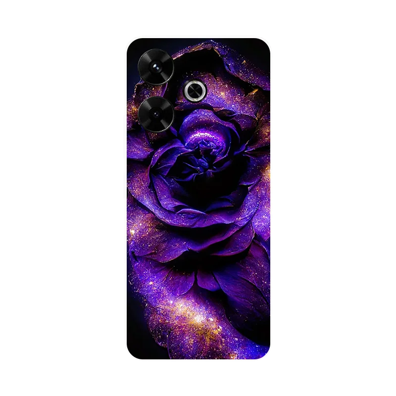 For Redmi 13 Case Flower Butterfly Silicone Soft Back Cover Protective Shell For Xiaomi Redmi 13 4G Redmi13 5G Phone Case image 2