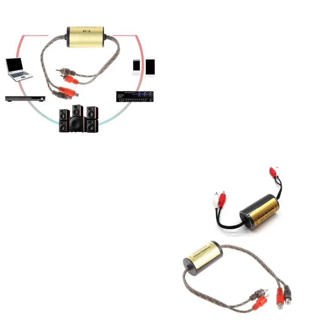 XA6H Car Multimedia-Player Stereo-Filter Isolation Ground Amplifier Noise Suppressor