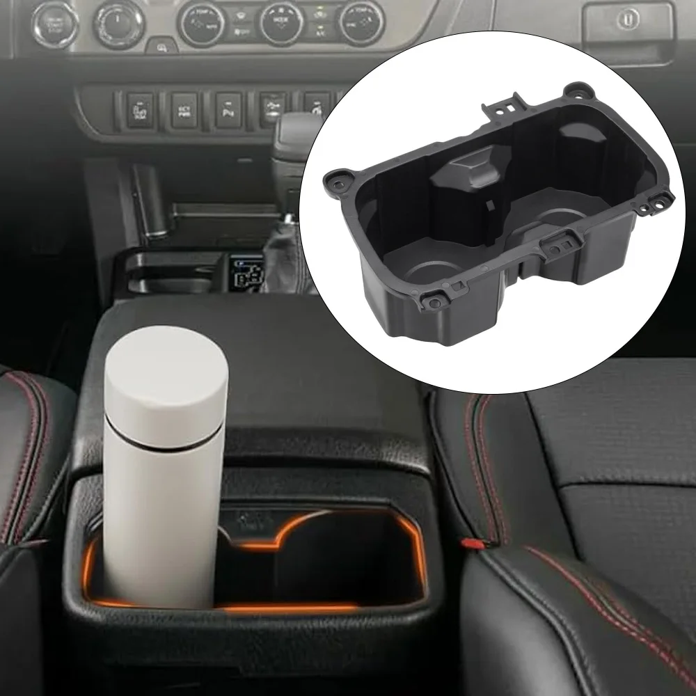 

Central Console Water Cup Holder Car Interior Accessories for Toyota Tacoma 2016 2017 2018 2019 2020-2023 Left Hand Drive