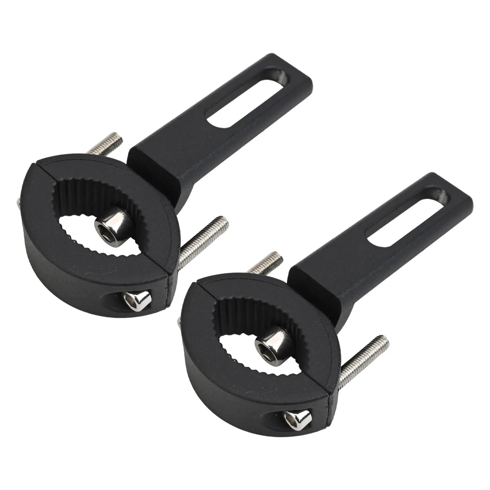 Motorcycle Modification 2.2-3.5MM Fog Light Mounting Bracket Compatible With Pipe Bars Flexible Installation Angles