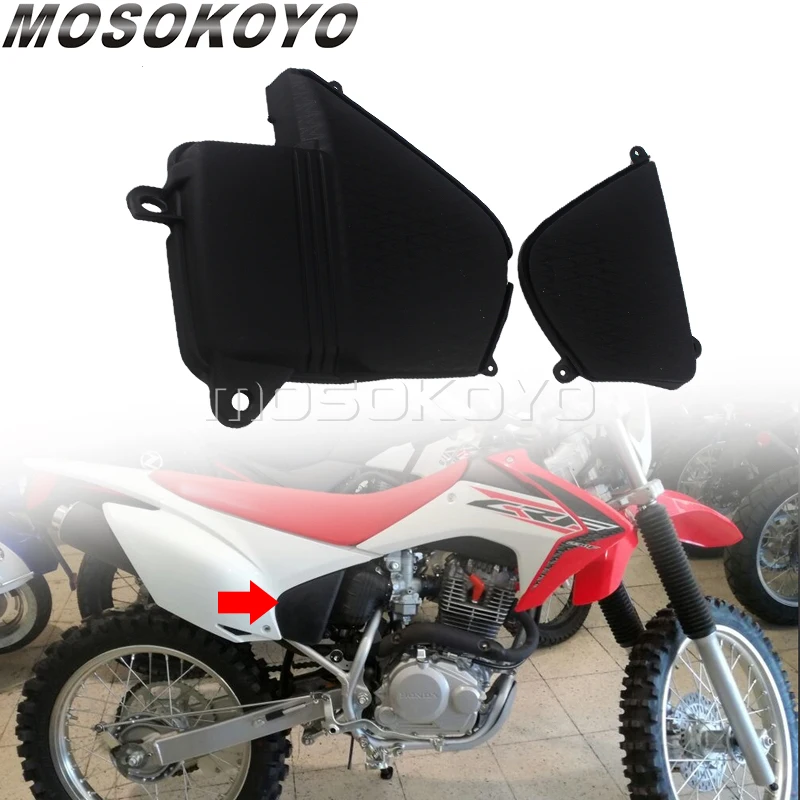 Cubierta lateral de batería para motocicleta, protector de carenado lateral de baterías, protectores de caja de batería ABS para Honda CRF230F CRF230 CRF 230 F 2015-2019