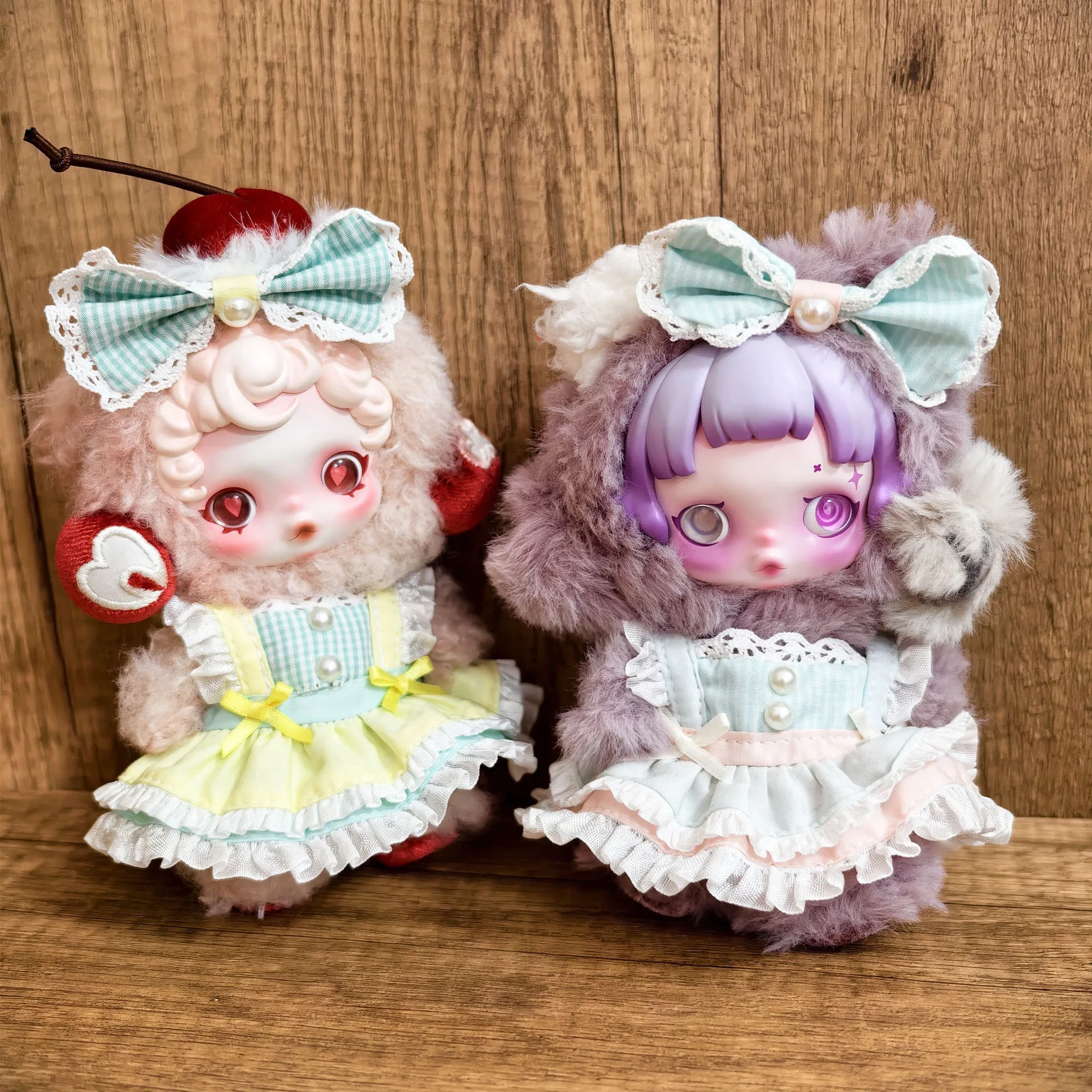 15cm Doll Clothes Bubble Light Yarn Doll Theater Plush SP Hanging Toy Salt Princess Skirt Replacement Outfit Doll Accessories