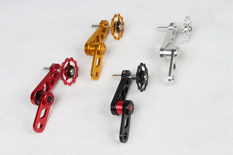 New Bike Single Speed Chain Tensioner Aluminium Alloy light weight Bicycle Oval crankset chain zipper chan guide