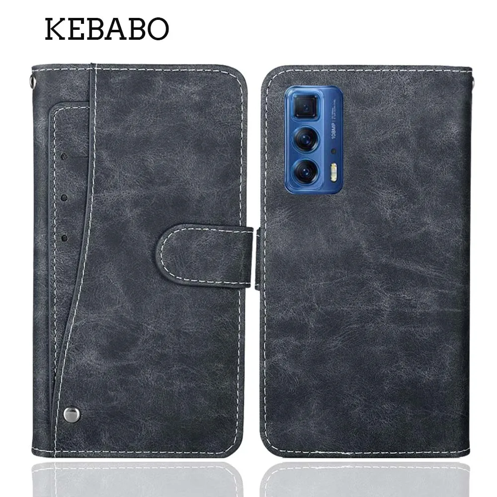 

Leather Wallet Motorola Edge S S Pro Case Flip Luxury Card Slots Cover Phone Protective Book Style Bags