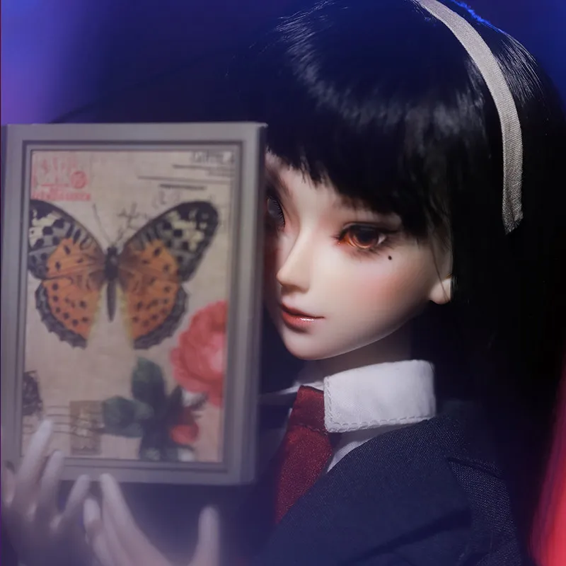 1/4 Scale Bjd Tomie Mio Full Set Female Ball Jointed Doll, Fully Poseable Articulated Collectible Art Toy, Adult Hobby Art Doll