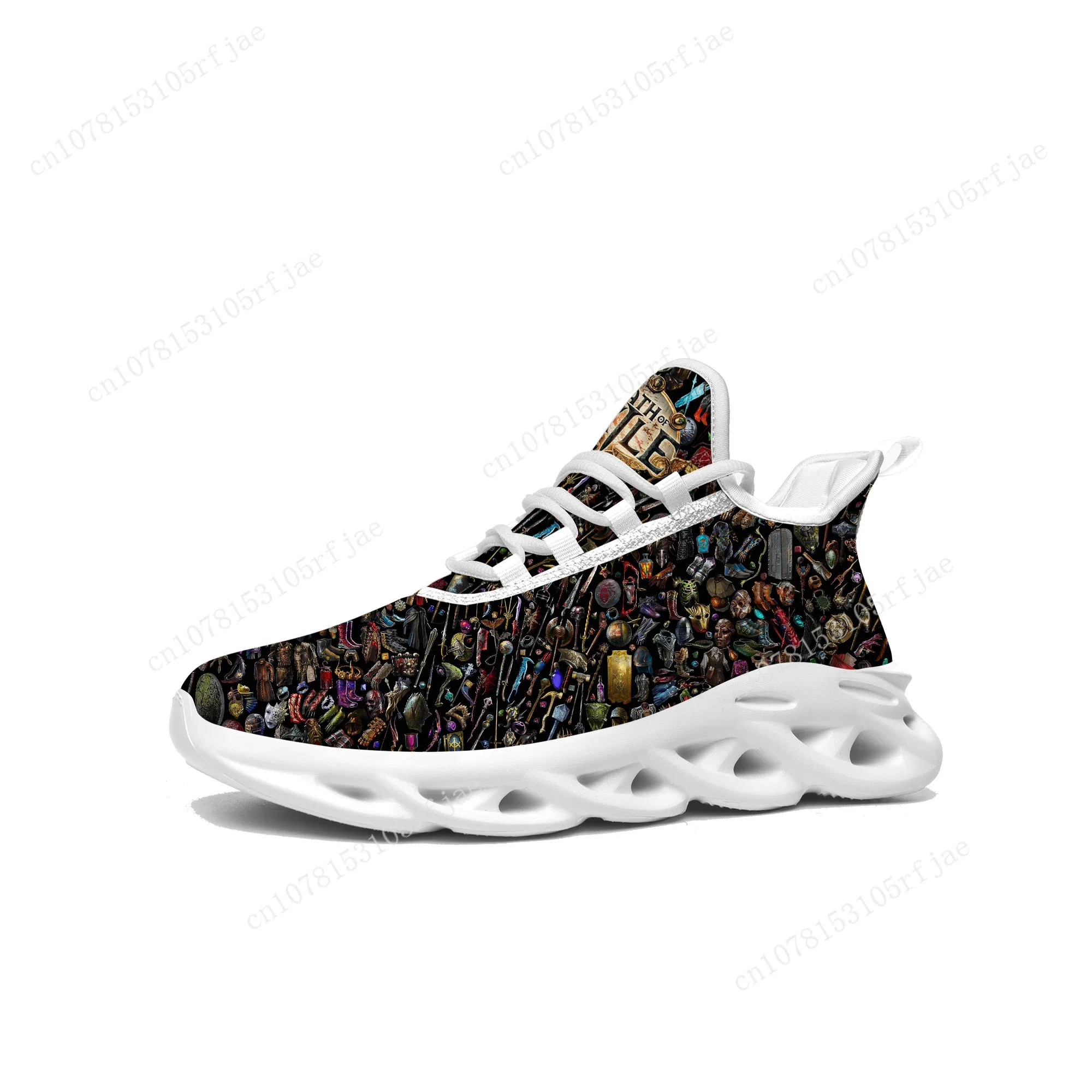 

Path of Exile Sneakers Hot Cartoon Game Mens Womens Teenager Sports Running Shoes High Quality Custom Made Built Lace Up Shoes