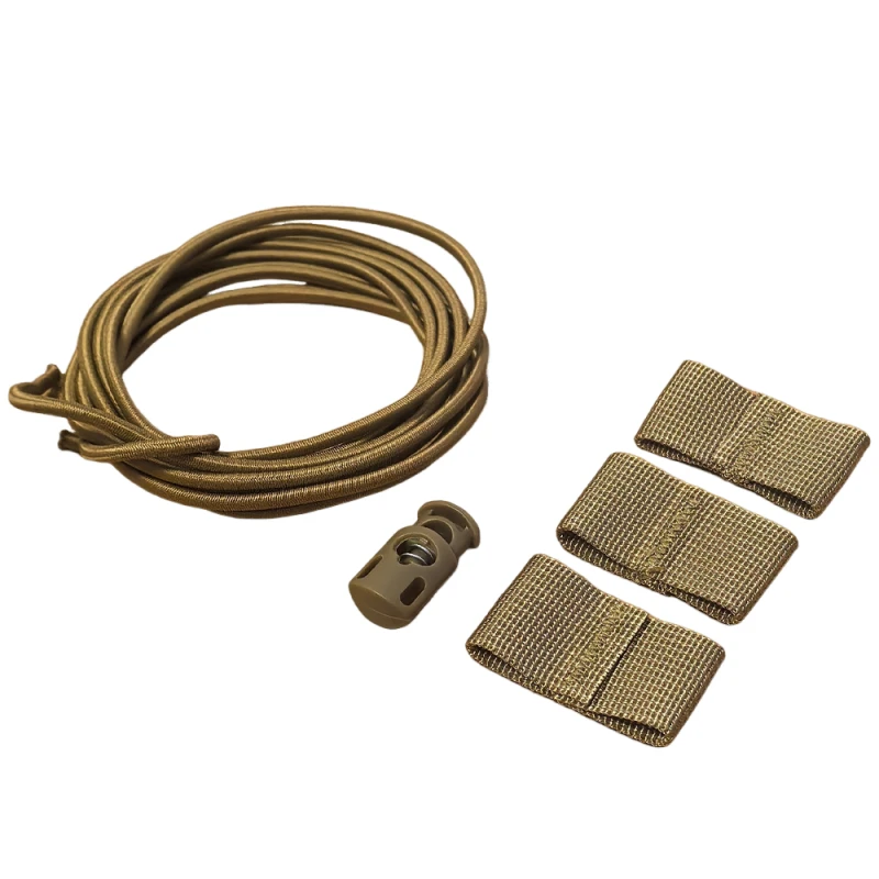 Taktischer Old Glory Flaggen-Bungee-Elastikverschluss, Stoßdämpferkordel, Molle-Gurtband-Schlaufe, Kordelstopper für sichere Befestigung – Detail 10