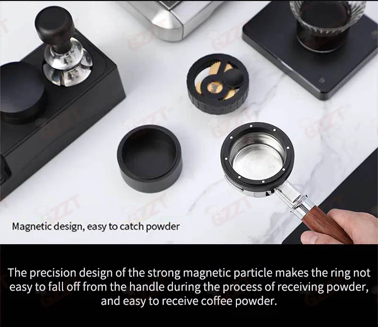 GZZT NCD58 Needle Type Coffee Distributor 58mm/54mm/51mm Compatible Coffee Tamper Space Aluminum & Stainless Steel Tamping Tool