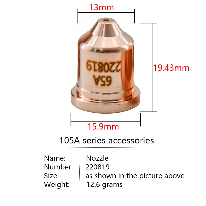 

105A Plasma Welding Cutting Gun Accessories Nozzle Parts 220819
